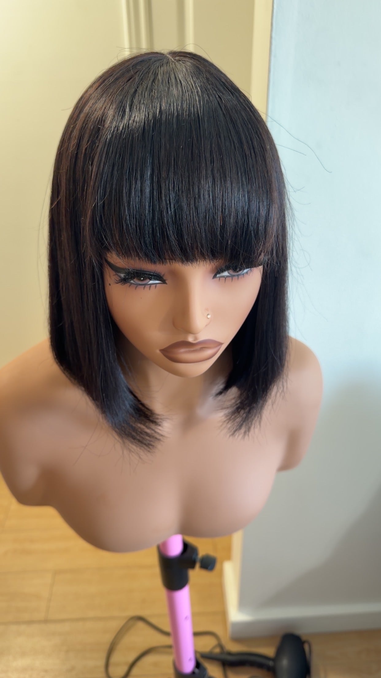 10” bob wig 1B Fringe