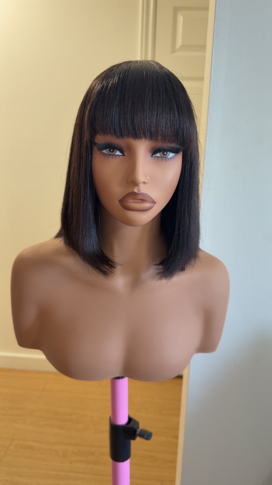 10” bob wig 1B Fringe